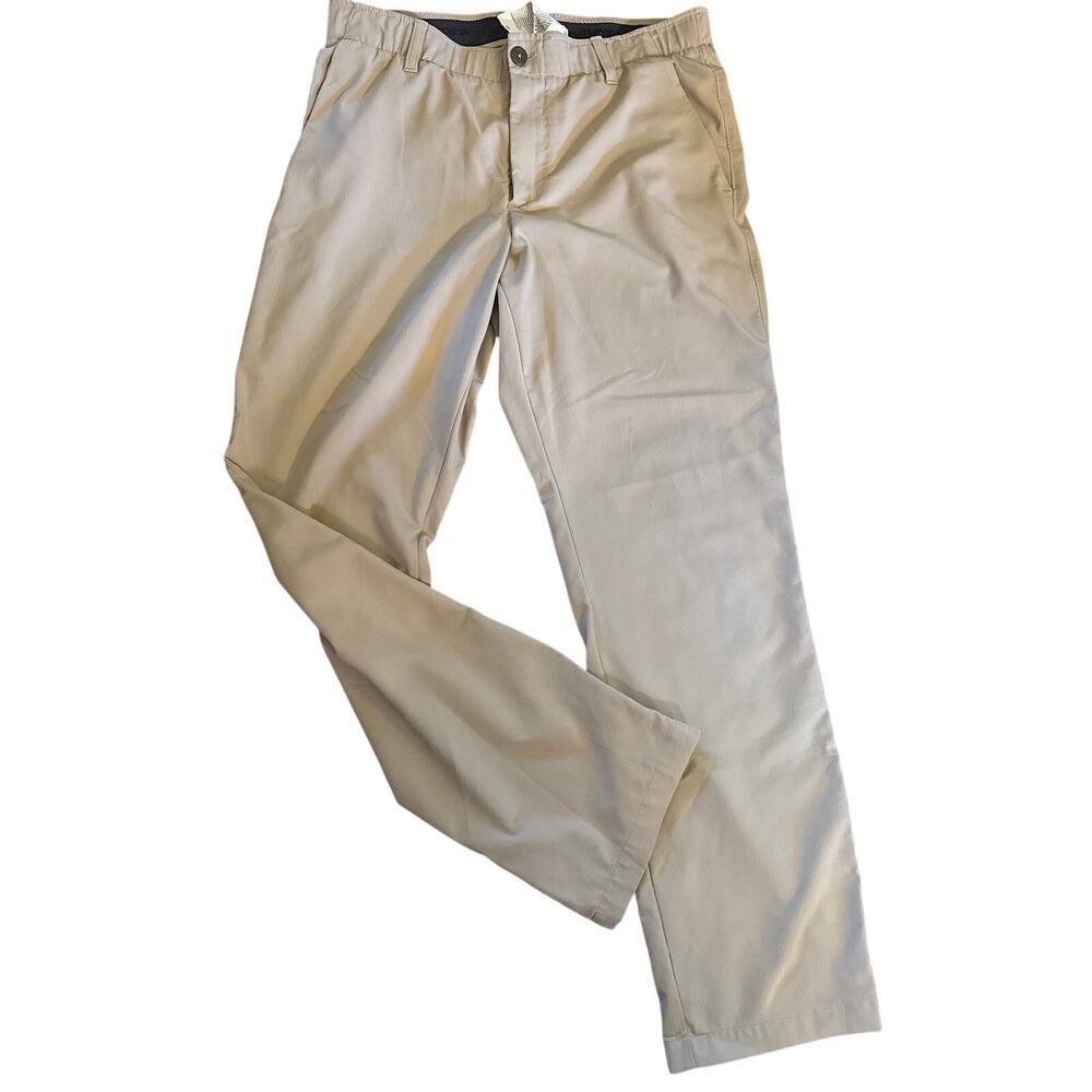 UNDER ARMOUR GOLF PANTS SIZE 34x32 - tan